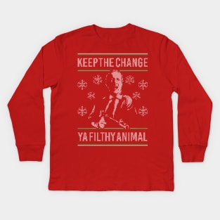 Keep The Change Home Alone Kids Long Sleeve T-Shirt